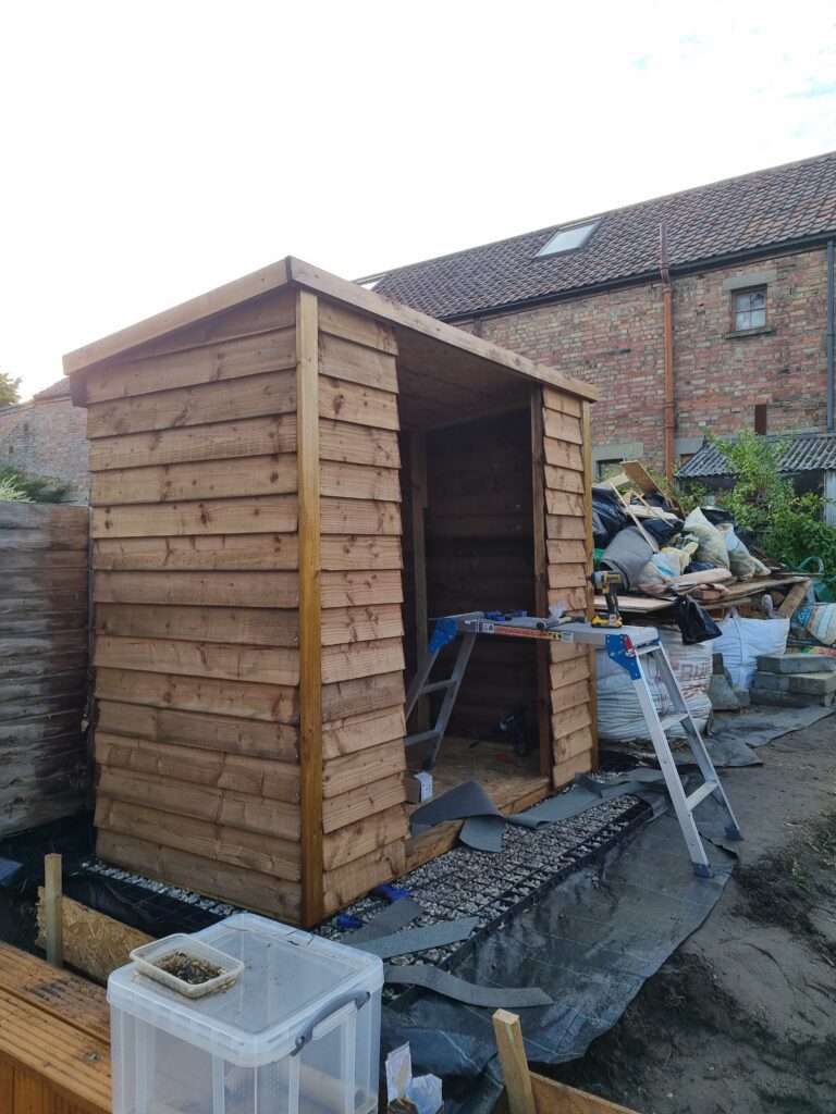 Custom made shed